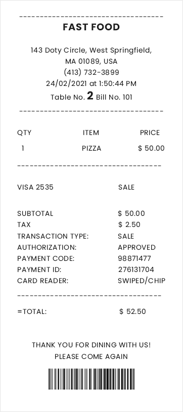 Create Custom Receipts – Online Receipt Maker